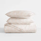 Geometric Maze Patterned Quilted Coverlet Set