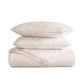 Geometric Maze Patterned Quilted Coverlet Set