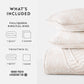 Geometric Maze Patterned Quilted Coverlet Set