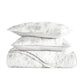 Blooming Daisy Patterned Quilted Coverlet Set