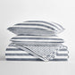 Classic Stripe Patterned Quilted Coverlet Set