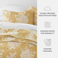 Distressed Bouquet Patterned Quilted Coverlet Set