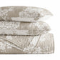 Distressed Bouquet Patterned Quilted Coverlet Set