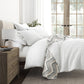 Painted Chevron Patterned Reversible Quilted Coverlet Set