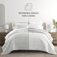 Neutral Dots Patterned Reversible Quilted Coverlet Set