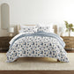 French Jacobean Patterned Quilted Coverlet Set