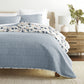 French Jacobean Patterned Quilted Coverlet Set