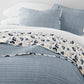 French Jacobean Patterned Quilted Coverlet Set