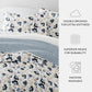 French Jacobean Patterned Quilted Coverlet Set