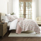 French Jacobean Patterned Quilted Coverlet Set