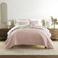 French Jacobean Patterned Quilted Coverlet Set