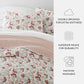 French Jacobean Patterned Quilted Coverlet Set