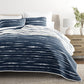 Horizon Patterned Reversible Quilted Coverlet Set