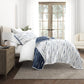 Horizon Patterned Reversible Quilted Coverlet Set