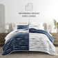 Horizon Patterned Reversible Quilted Coverlet Set