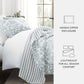 Jacobean Patterned Reversible Quilted Coverlet Set