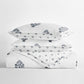 Stamped Bloom Patterned Quilted Coverlet Set