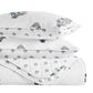 Stamped Bloom Patterned Quilted Coverlet Set