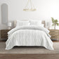 Classic Damask Patterned Reversible Quilted Coverlet Set