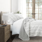 Classic Damask Patterned Reversible Quilted Coverlet Set