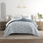 Scalloped Patterned Reversible Quilted Coverlet Set