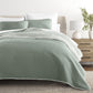 Scalloped Patterned Reversible Quilted Coverlet Set