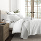 Scalloped Patterned Reversible Quilted Coverlet Set