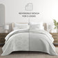 Scalloped Patterned Reversible Quilted Coverlet Set