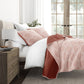 Scalloped Patterned Reversible Quilted Coverlet Set