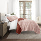 Scalloped Patterned Reversible Quilted Coverlet Set