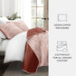Scalloped Patterned Reversible Quilted Coverlet Set