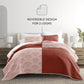 Scalloped Patterned Reversible Quilted Coverlet Set