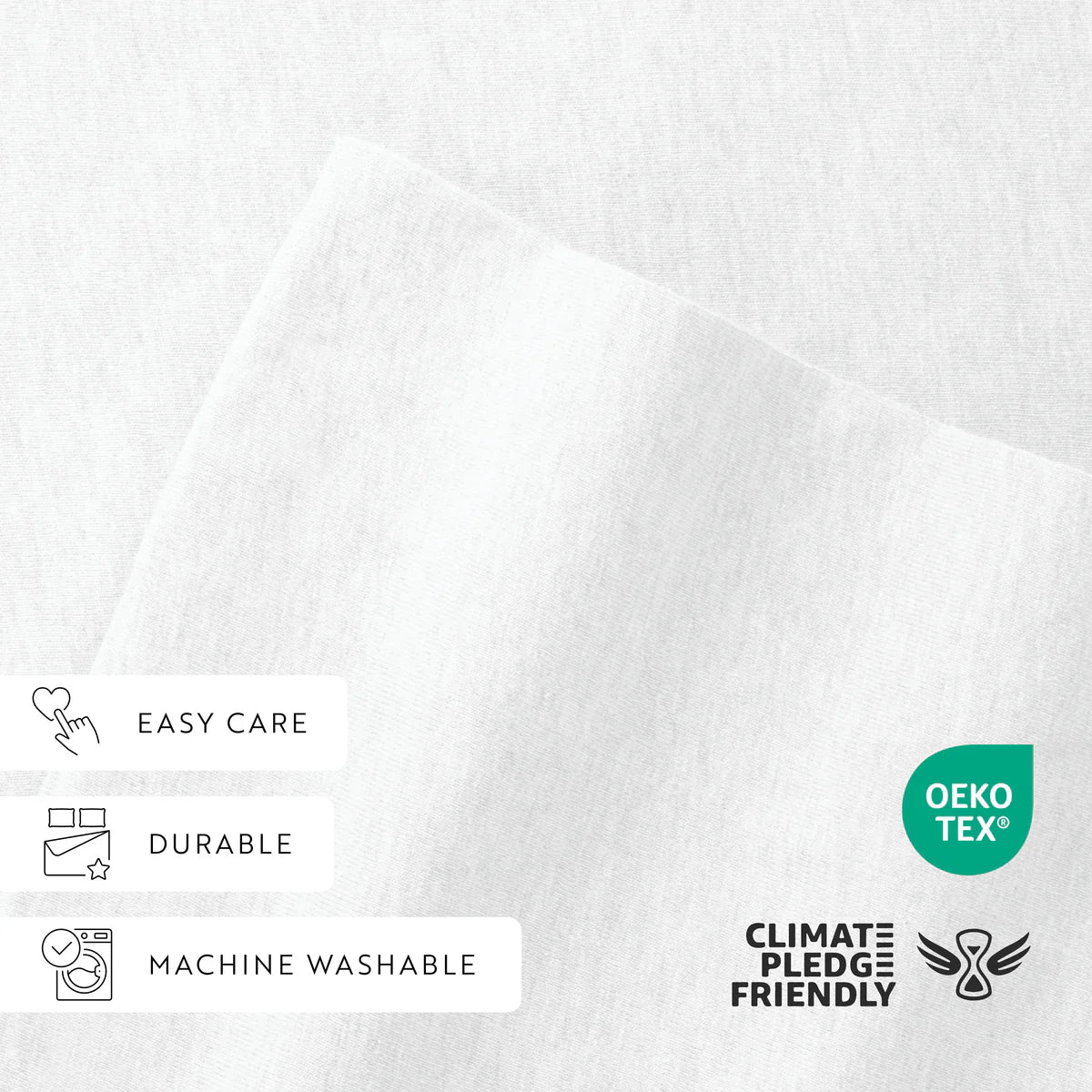 4-Piece 100% Cotton Jersey Knit Sheet Set