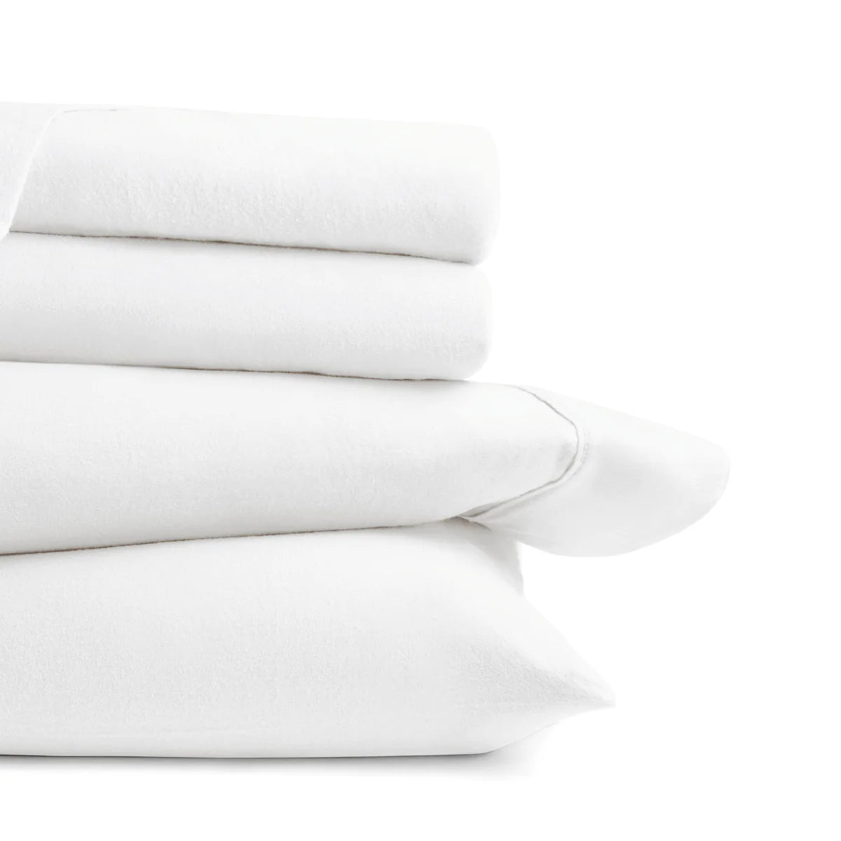 4-Piece 100% Cotton Flannel Sheet Set