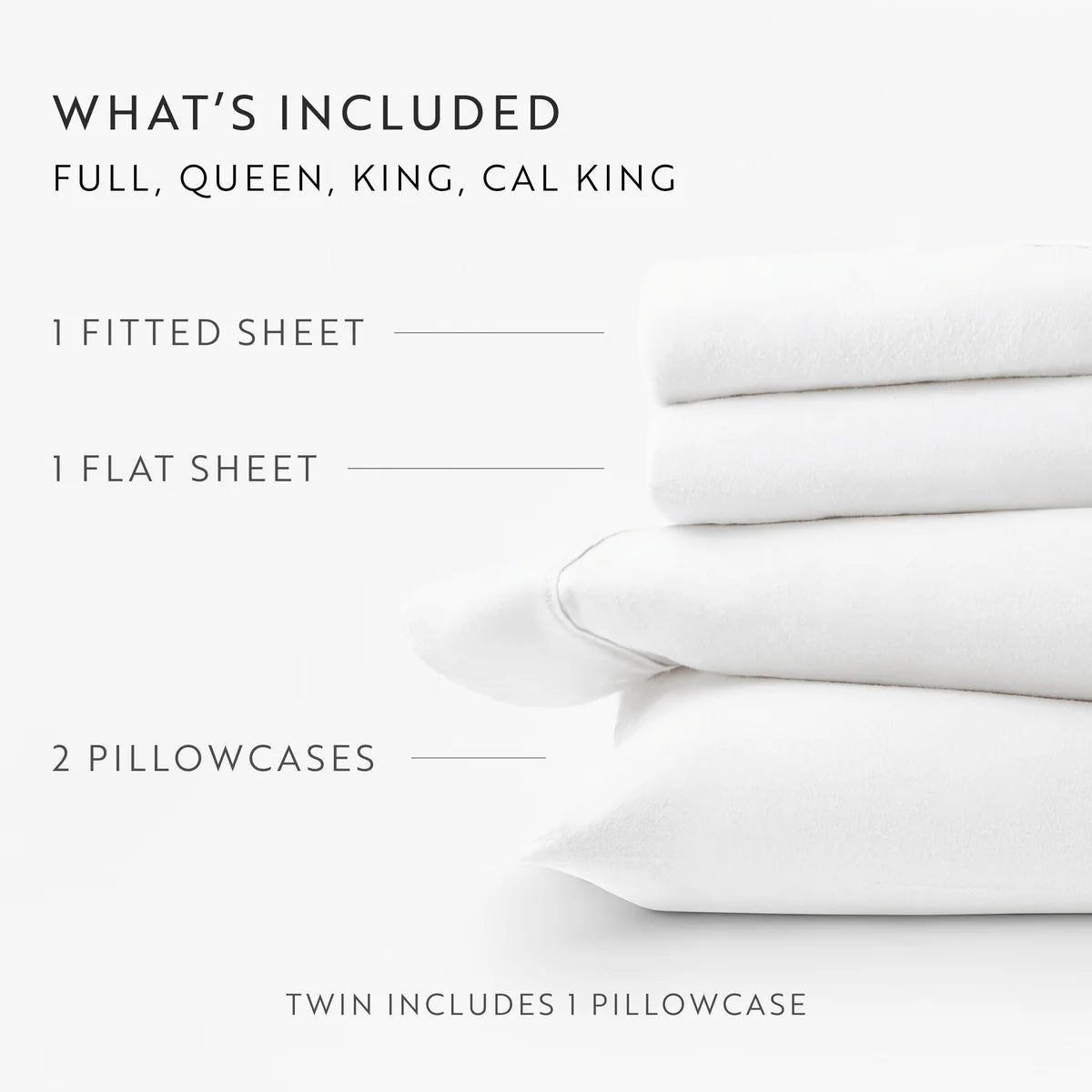 4-Piece 100% Cotton Flannel Sheet Set