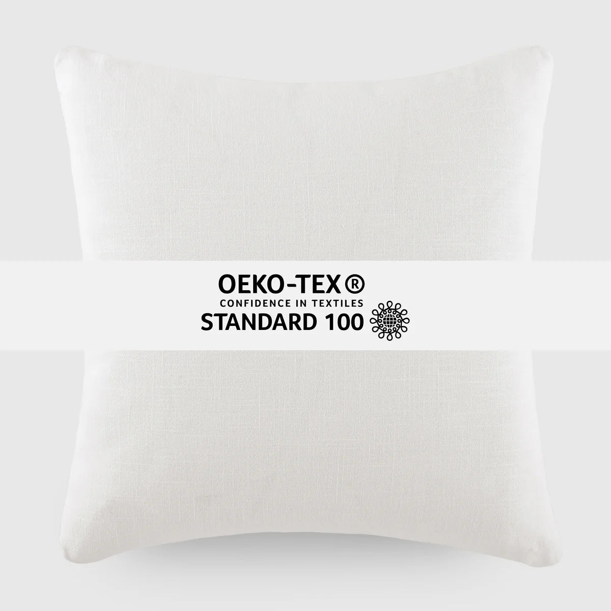 Stone Washed & Distressed Cotton Decor Throw Pillow Cover