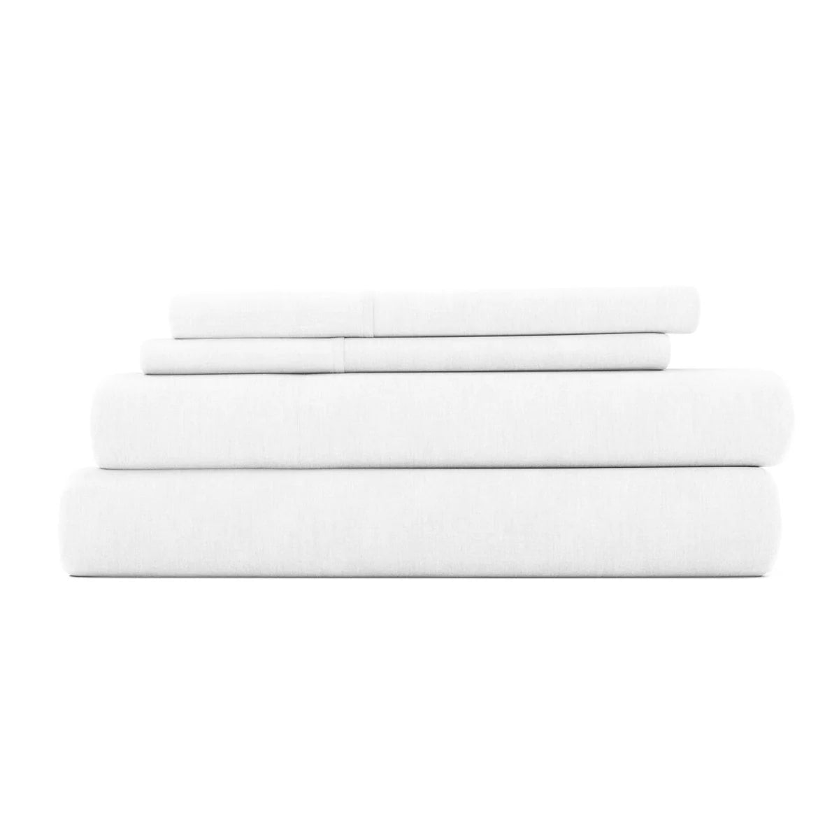 Breathable 4-Piece Linen Bamboo Blend Sheet Set