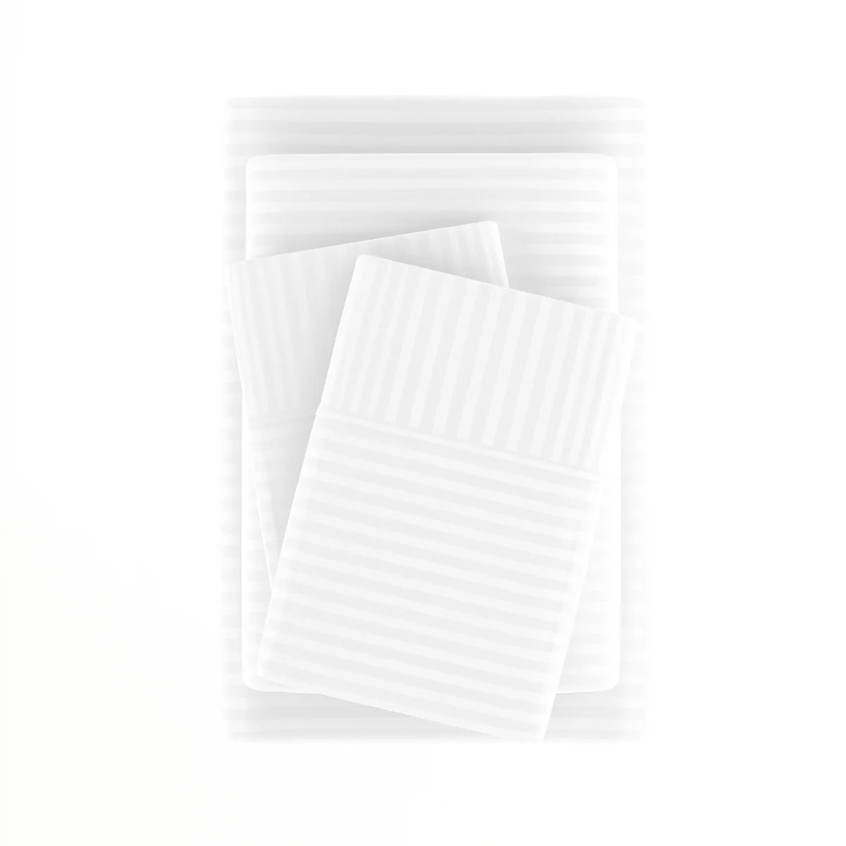 Stripes Embossed 4-Piece Sheet Set