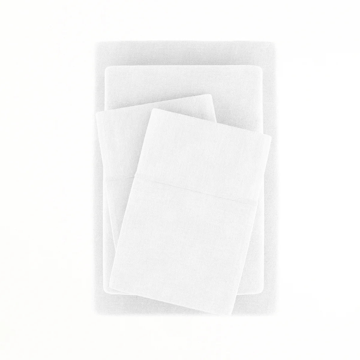 Breathable 4-Piece Linen Bamboo Blend Sheet Set