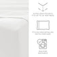 6-Piece Double Brushed Solid Sheet Set