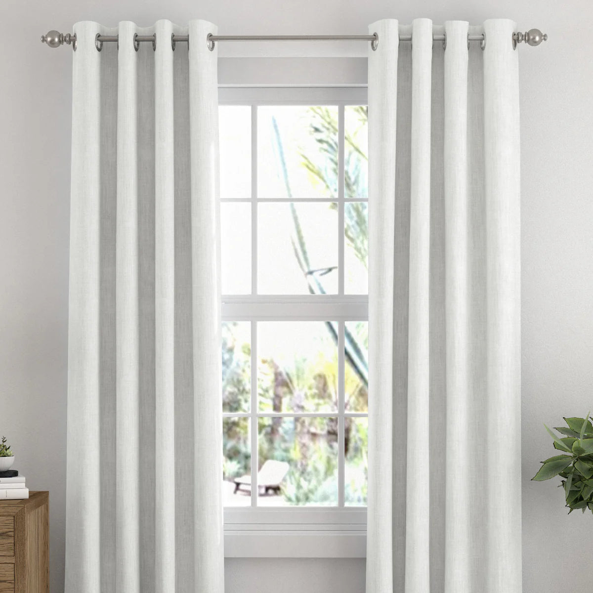 Thermal-Insulated Grommet Curtains - 100% Black Out - 2 Panels