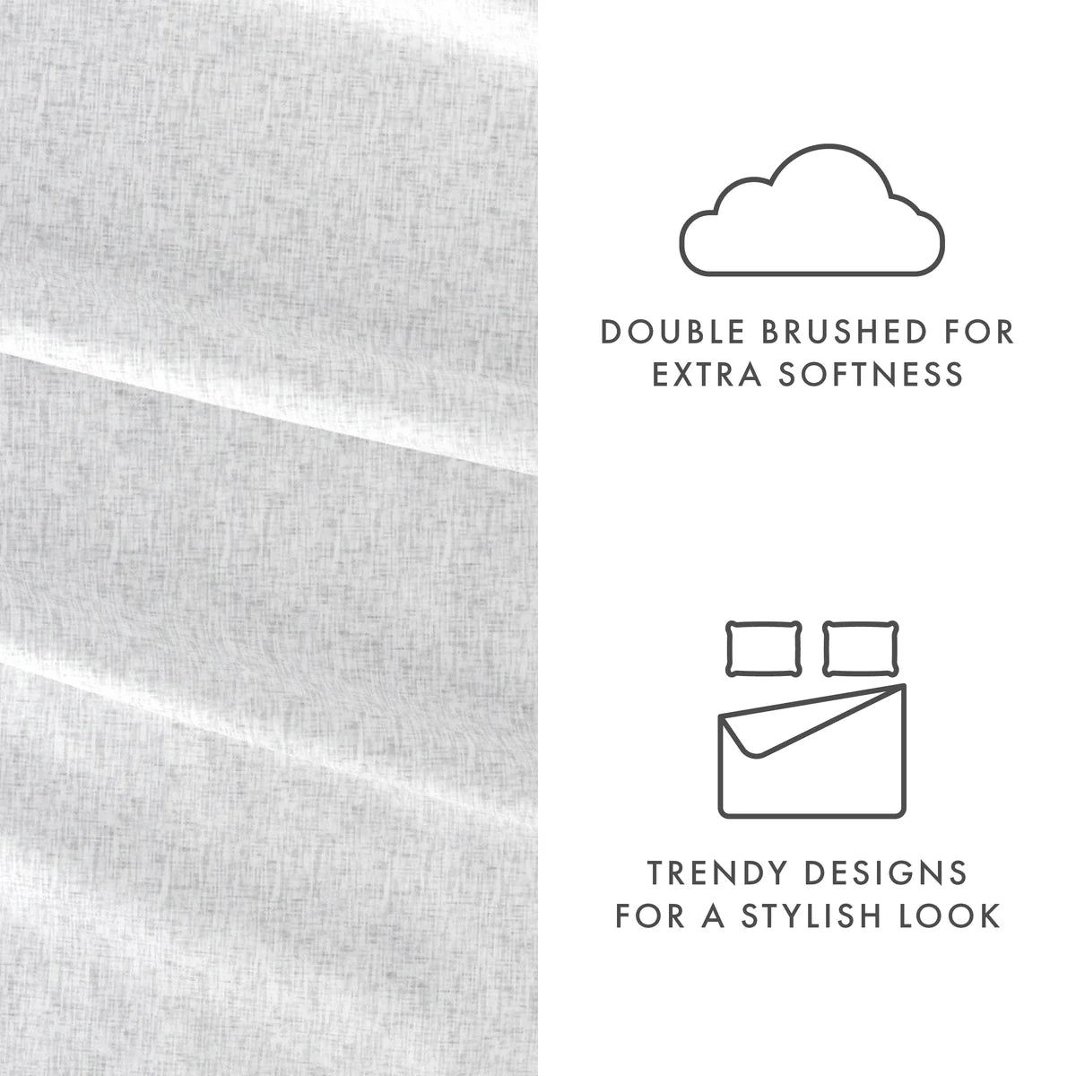 Chambray 4-Piece Patterned Sheet Set