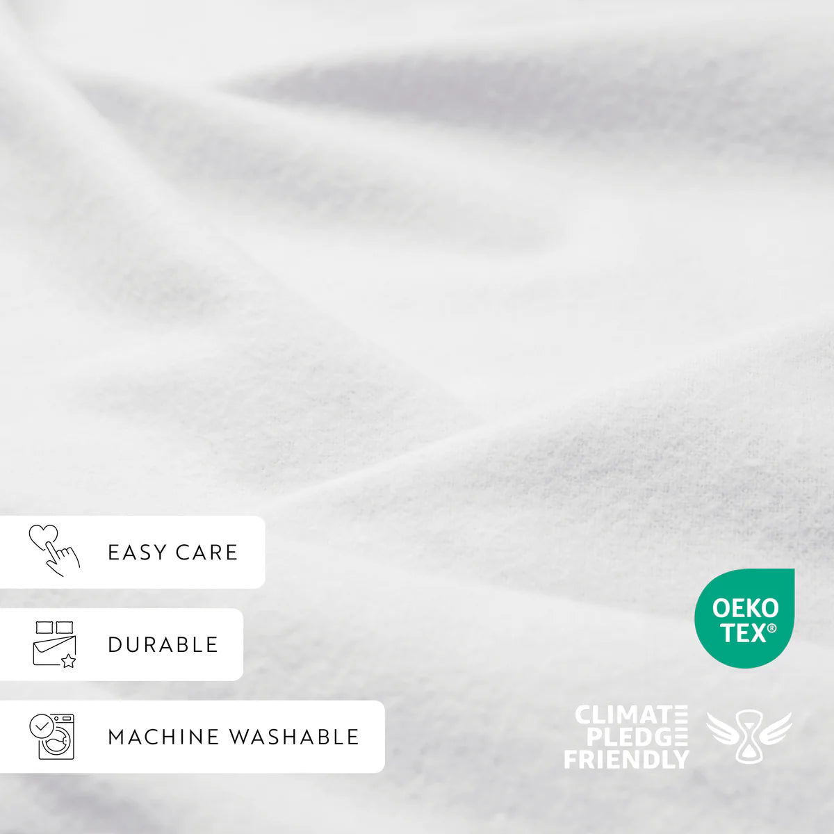 4-Piece 100% Cotton Flannel Sheet Set