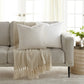 Stone Washed & Distressed Cotton Decor Throw Pillow Cover