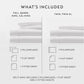 4-Piece 100% Cotton Long Staple Sheet Set