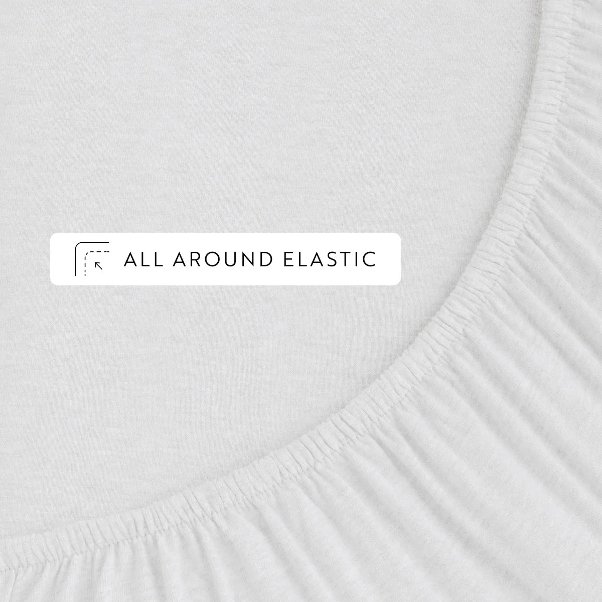 4-Piece 100% Cotton Jersey Knit Sheet Set