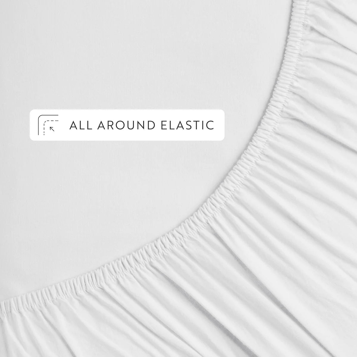 4-Piece 100% Cotton Percale Sheet Set