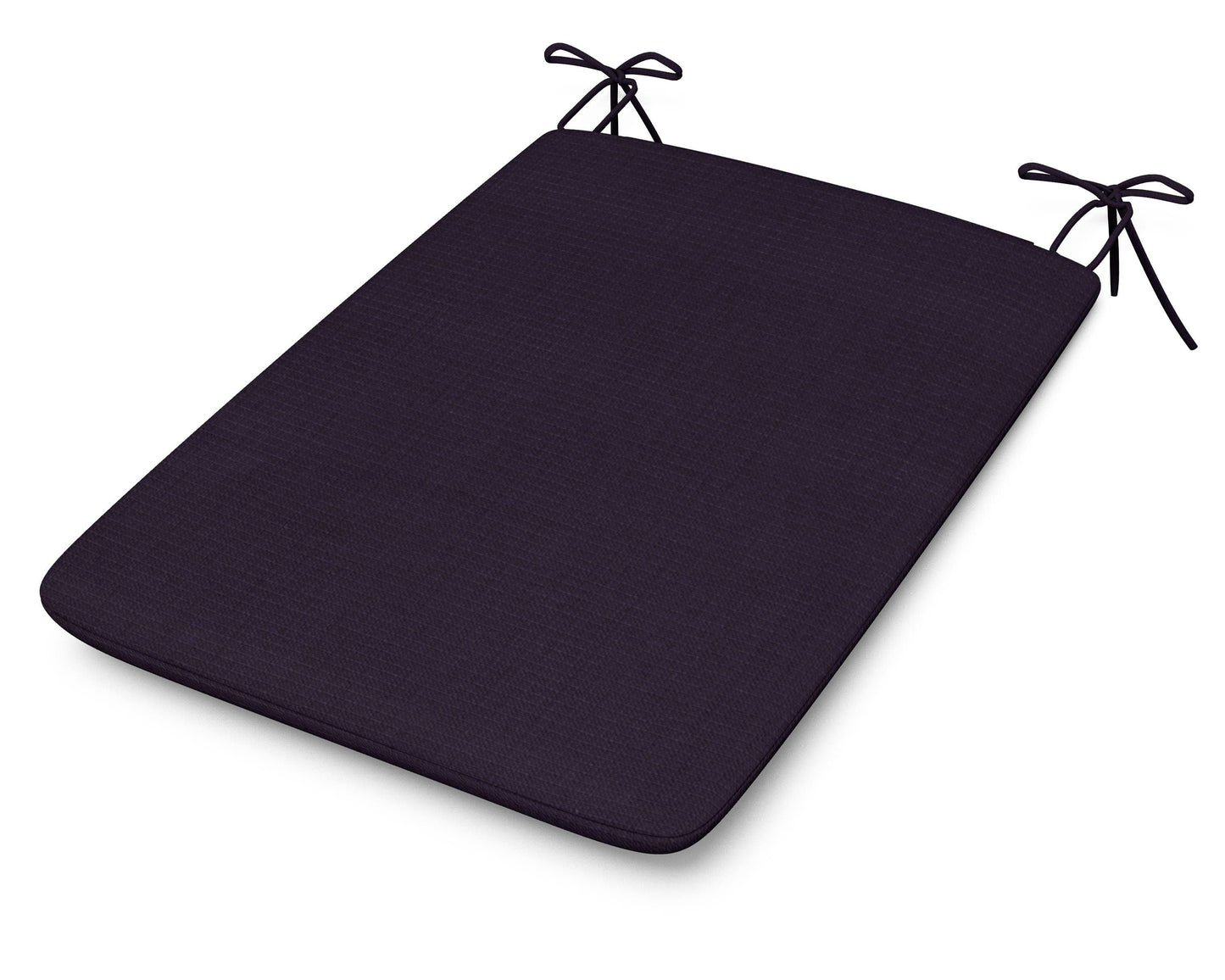POLYWOOD 1100 Plaza Seat Pad — Navy Linen