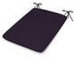 POLYWOOD 1100 Plaza Seat Pad — Navy Linen