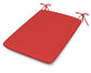 POLYWOOD 1100 Plaza Seat Pad — Crimson Linen